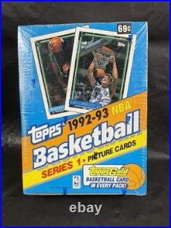 1992-93 Topps Basketball Series 1 Factory Sealed Clean Box Unopened Jordan Gold