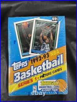 1992-93 Topps Basketball Series 1 Factory Sealed Clean Box Unopened Jordan Gold