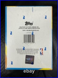 1992-93 Topps Basketball Series 1 Factory Sealed Clean Box Unopened Jordan Gold