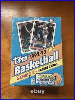 1992-93 Topps NBA Basketball Series 2 Factory Sealed Box? Topps Gold