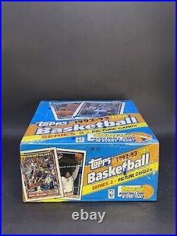 1992-93 Topps Series 2 Basketball Cards Factory Sealed Unopened Box 36 Packs