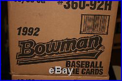 1992 Bowman Box Factory Sealed Case (16 Boxes) (36/15 per box)