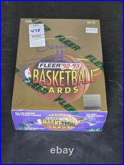 1992 FLEER Series 2 HOBBY BOX BASKETBALL Factory-Sealed MICHAEL JORDAN? SHAQ