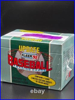1992 Fleer Update Baseball Sealed Box 136 Cards Mike Piazza Rookie Year Read