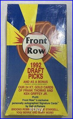 1992 Front Row Draft Picks Sealed Hobby Box 36 Packs (B378)