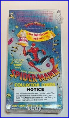 1992 SPIDER-MAN 30TH ANNIVERSARY TRADING CARDS Factory Sealed Box 48 Count