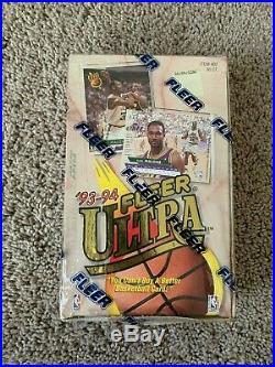 1993-94 BASKETBALL Fleer Ultra Series 1 Factory Sealed Box Jordan Scoring King