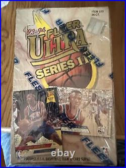 1993-94 Fleer Ultra Series 2 NBA Basketball Factory Sealed Box