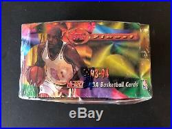 1993-94 Topps Finest Basketball Sealed Jumbo Box-PSA 10 Jordan Refractor