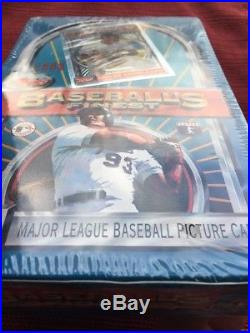 1993 FINEST Topps Baseball SEALED WAX BOX Super Premium Refractors LIMITED SSP