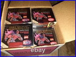 1993 Skybox Marvel Masterpieces Clean Factory Sealed Box From Fresh Case