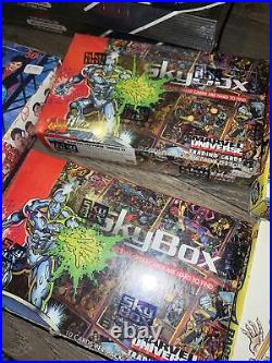 1993 Skybox Marvel Universe Series 4 Trading Cards Box 36 Packs Factory Sealed