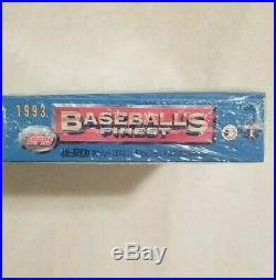 1993 Topps Baseball's Finest FACTORY Sealed Box