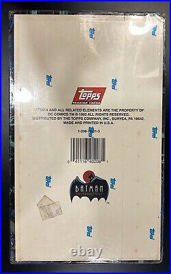 1993 Topps Batman Series 2 The Animated series factory sealed box trading cards