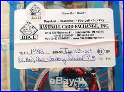 1993 Topps Finest Baseball Factory Sealed 12 Box Hobby Case Bbce Authentic A3573