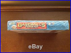 1993 Topps Finest Baseball Factory Sealed Box 18 Packs Refractor Griffey Ripken
