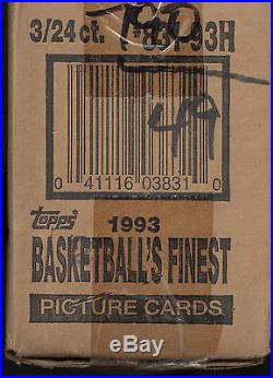 1993 Topps Finest basketball factory sealed 3 box case Michael Jordan refractor