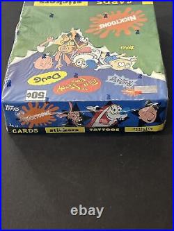 1993 Topps Nicktoons Trading Cards Ren & Stimpy Rugrats Doug Sealed Box