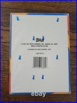 1993 Topps Series 1 Baseball Booster Box 36 Packs NEW FACTORY SEALED See Pics