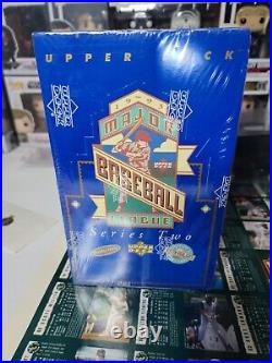 1993 Upper Deck Baseball Box Series Two New, Factory Sealed Derek Jeter $300