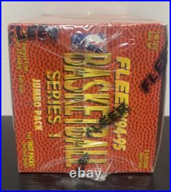 1994-95 Fleer Basketball Series 1 Jumbo Pack Factory Sealed Box QUANTITY