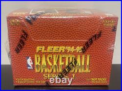 1994-95 Fleer Basketball Series 1 Jumbo Pack Factory Sealed Box QUANTITY