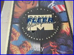 1994 Marvel Masterpieces Sealed Box 36 Packs Trading Cards X-Men Avengers Fleer