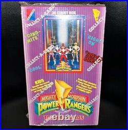 1994 Mighty Morphin Power Rangers Trading Cards-Series 1 (Factory Sealed Box)