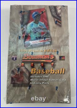 1994 Premier Edition Bowman's Best Baseball Factory Sealed Box