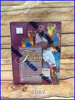 1995-96 Flair Series 2 Basketball Factory Sealed 24 Pack Box QTY