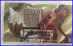 1995-96 Fleer Metal Series 2 Basketball Hobby Box Factory Sealed 24 Pack