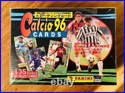 1995-96 Panini Calcio'96 cards factory sealed cello box 30 packs 240 cards RARE