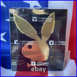 1995 PLAYBOY Chromium Cover Cards Edition 1 Factory Sealed Box TRUMP