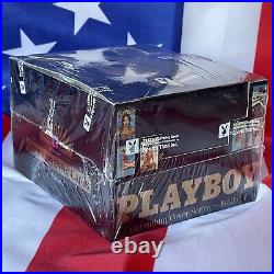 1995 PLAYBOY Chromium Cover Cards Edition 1 Factory Sealed Box TRUMP