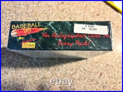 1995 Signature Rookies Baseball Card Box Factory Sealed Box #6252 of 16,250