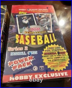 1995 Topps Baseball Series 1 and 2 Sealed Hobby Box 36 Packs