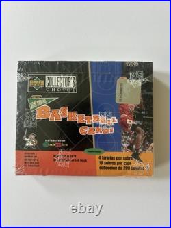 1996-97 Upper Deck Collectors Choice Basketball Sealed Spanish Box! Kobe RC