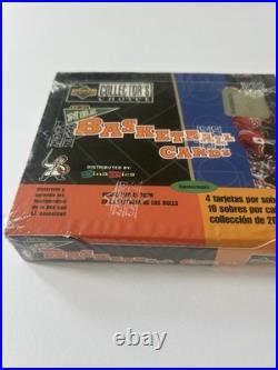 1996-97 Upper Deck Collectors Choice Basketball Sealed Spanish Box! Kobe RC