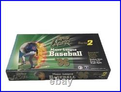 1996 Topps Laser Series 2 MLB Baseball Factory Sealed Hobby Box! 96 Cards Total