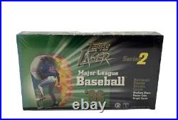 1996 Topps Laser Series 2 MLB Baseball Factory Sealed Hobby Box! 96 Cards Total