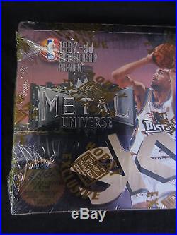 1997-98 SKYBOX METAL UNIVERSE CHAMPIONSHIP PREVIEW. HOBBY EXCLUSIVE! SEALED BOX