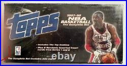 1997-98 Topps NBA BASKETBALL Complete Factory Sealed Set