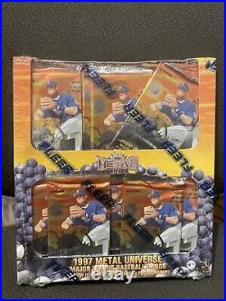 1997 Fleer Metal Universe Baseball Sealed Blaster Box 18 Packs! Very Rare