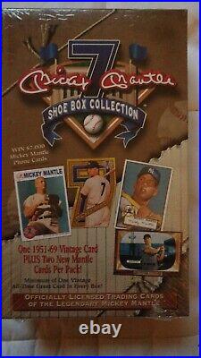1997 Mickey Mantle Shoe Box Collection - Factory Sealed Wax Box
