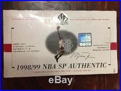1998-99 Nba Sp Authentic Basketball Factory Sealed Box Upper Deck