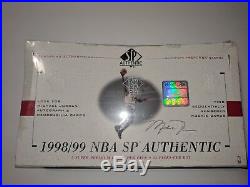1998-99 SP Authentic Hobby Basketball Box Factory Sealed Unopened Carter Dirk