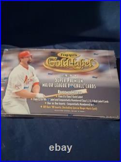 1998 Topps GOLD LABEL Baseball Wax Box Unopened Factory Sealed 24 Packs