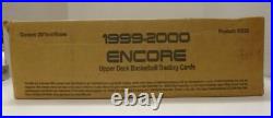 1999/00 Upper Deck Encore Nba Basketball Hobby Box 15 Packs New Sealed U. S 1999/00 Upper Deck Encore Nba Basketball Hobby Box 15 Packs New Sealed U. S