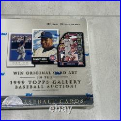 1999 Topps Gallery MLB Baseball Factory Sealed HOBBY Box 24 Packs