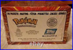 1st Edition Base Set 1999 Pokemon Topps Trading Cards Factory Sealed Booster Box
